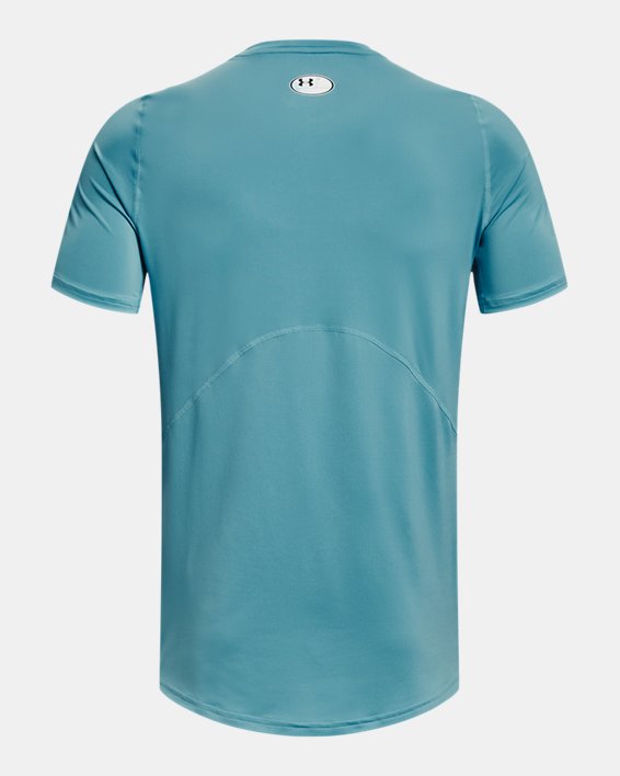 Camiseta de manga corta HeatGear® Fitted para hombre, Blue, pdpMainDesktop image number 5